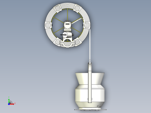 自部署月球采样系统绞车装置--stp前视缩略图
