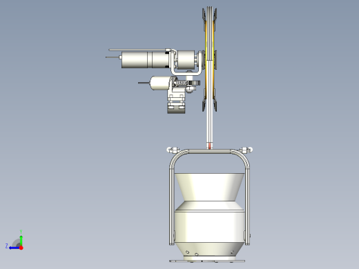 自部署月球采样系统绞车装置--stp右视缩略图