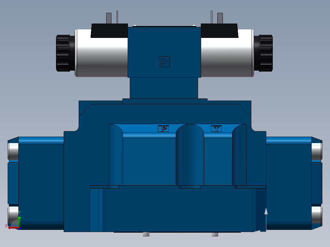 力士乐液压阀-H-4WEH_25后视图