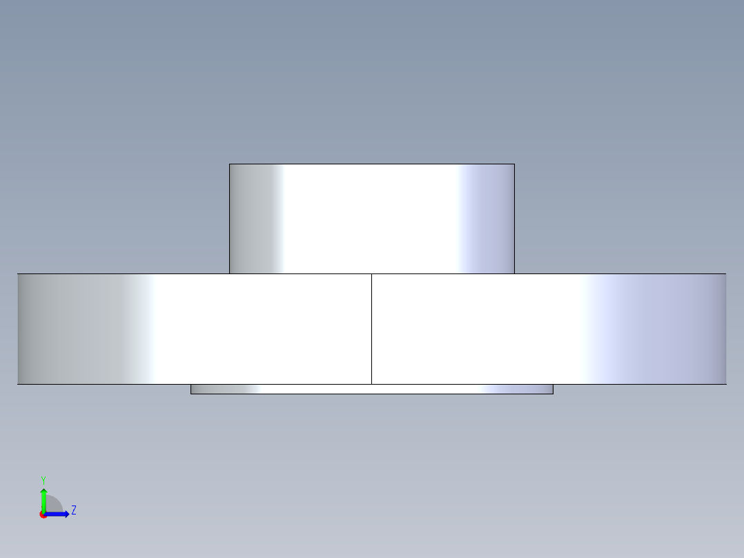 聚氯乙烯配件27-Sch80_Flange Vanstone_FPT_855-010_1in左视图