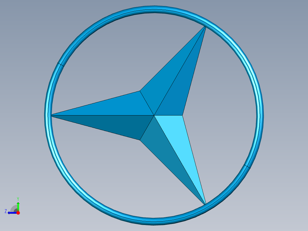 奔驰标志右视图