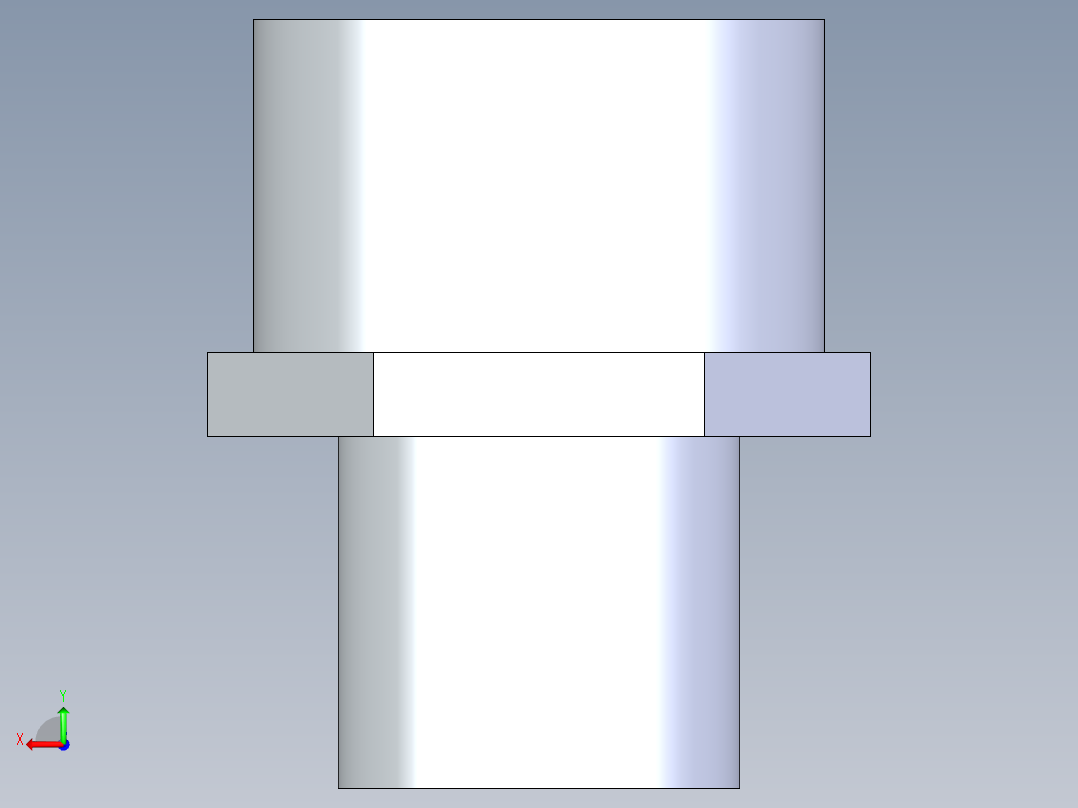 聚氯乙烯配件31-Sch80_PVC-Brass_SPIGxFPT_878-007BR_0.75in后视图
