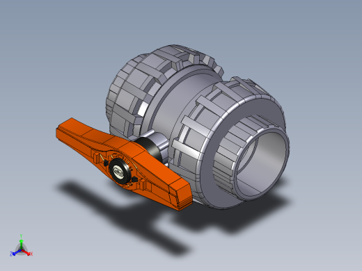 1VXEIC EasyFit双向球阀母端溶剂焊接，公制系列