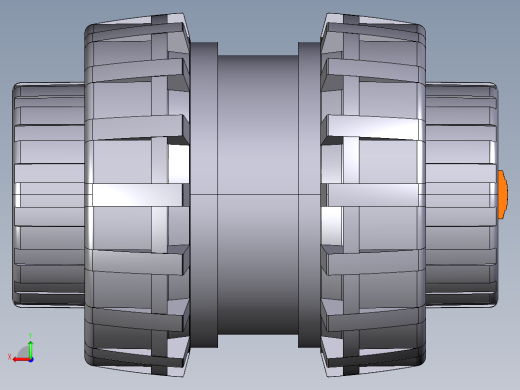 1VXEIC EasyFit双向球阀母端溶剂焊接，公制系列后视缩略图