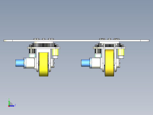 AGV全向舵轮左视缩略图