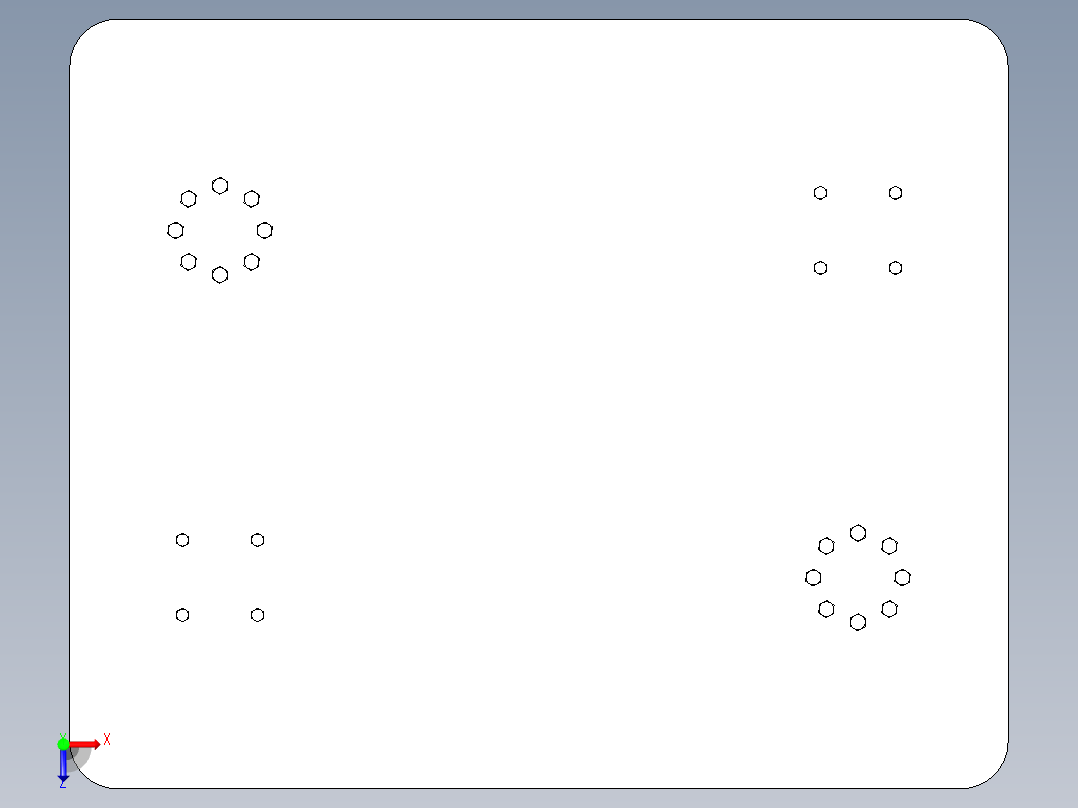 AGV全向舵轮俯视图