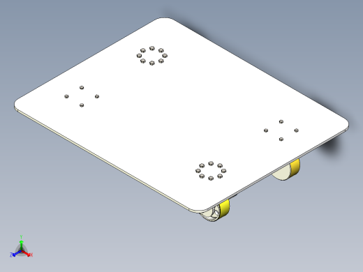 AGV全向舵轮正等轴测缩略图