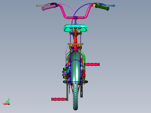 中大孩碟刹减震脚踏车后视缩略图