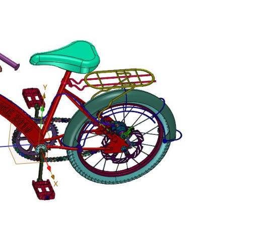 中大孩碟刹减震脚踏车缩略图