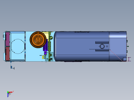 重型扩展机动油罐卡车俯视缩略图