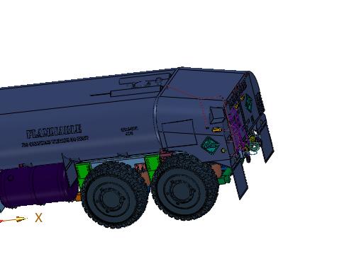 重型扩展机动油罐卡车