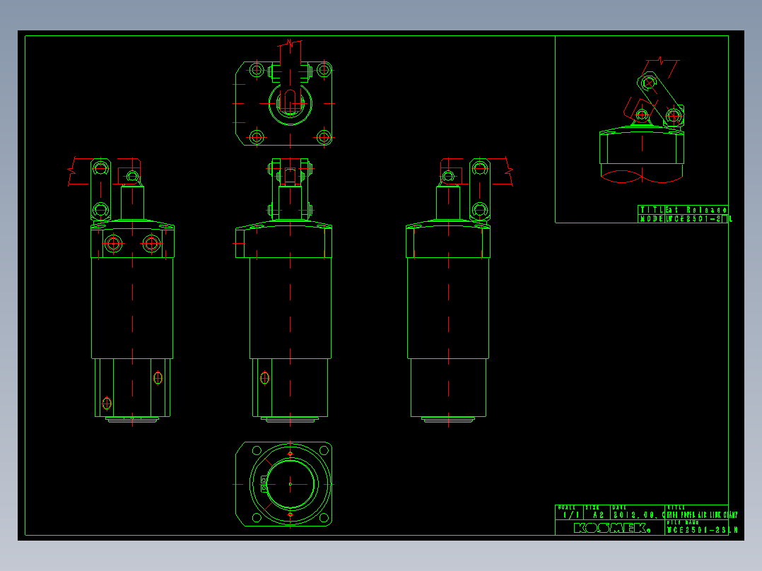KOSMEKWCE2501-2SLN多系列多零件图纸模型多系列多零件图纸模型