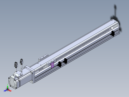 东锦丝杆传动-直线滑台模组DH60-L10-S400-BC-T400-C3