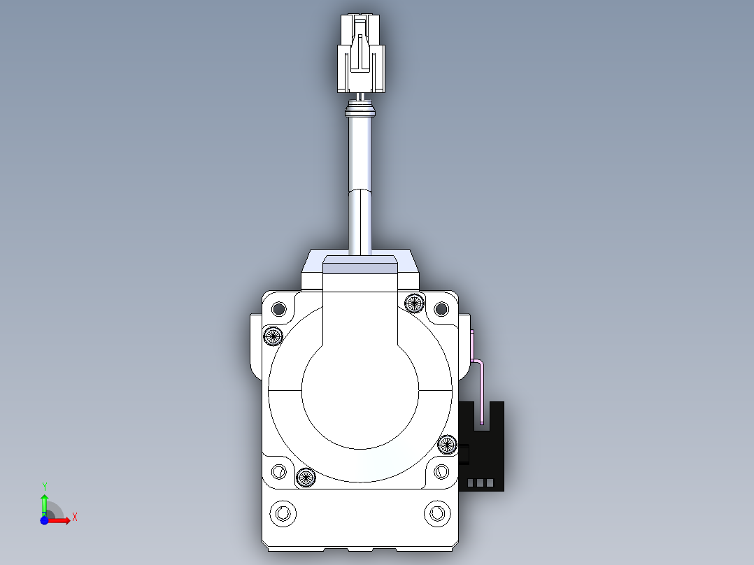 东锦丝杆传动-直线滑台模组DH60-L10-S400-BC-T400-C3前视图