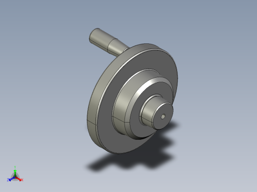 手輪(安裝重力指示器用)SHK-3D多系列多零件图纸模型