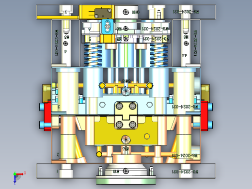 化妆品塑胶模具俯视缩略图