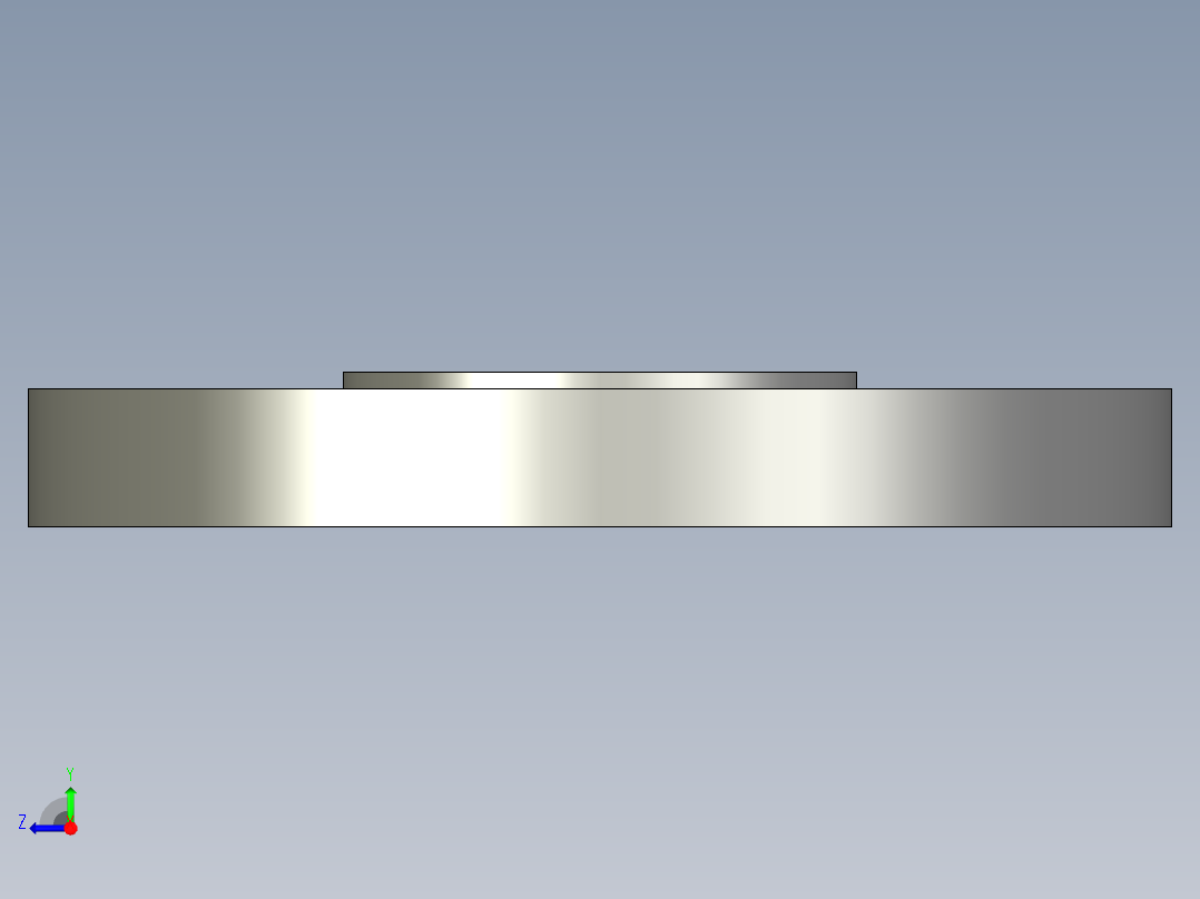 船舶管路系统SeaCor_Blind Flange_37J153012_1.25in右视图