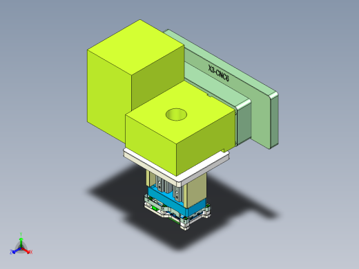 X3-笔记本CNC工装夹具三维模型CNC6-0730