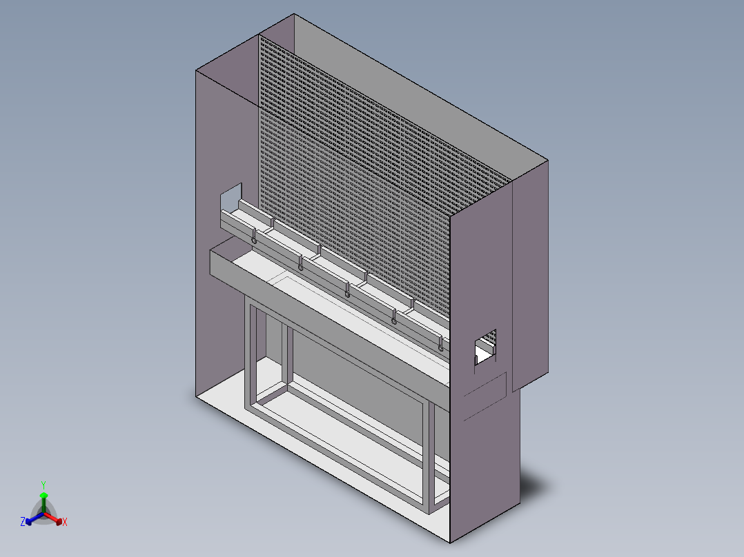 喷涂设计方案sw19可编辑正等轴测图