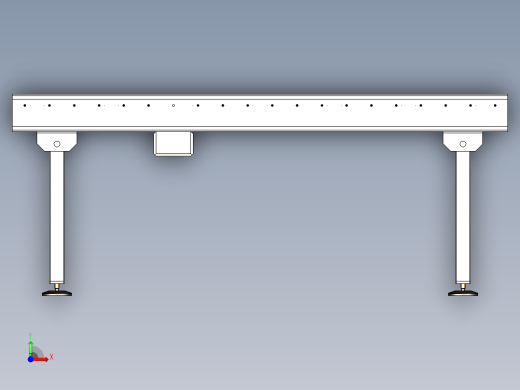 全自动打标打包包装线creo前视缩略图