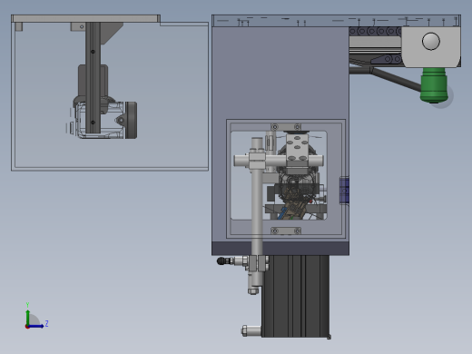 手柄装配设备sw16可编辑左视缩略图