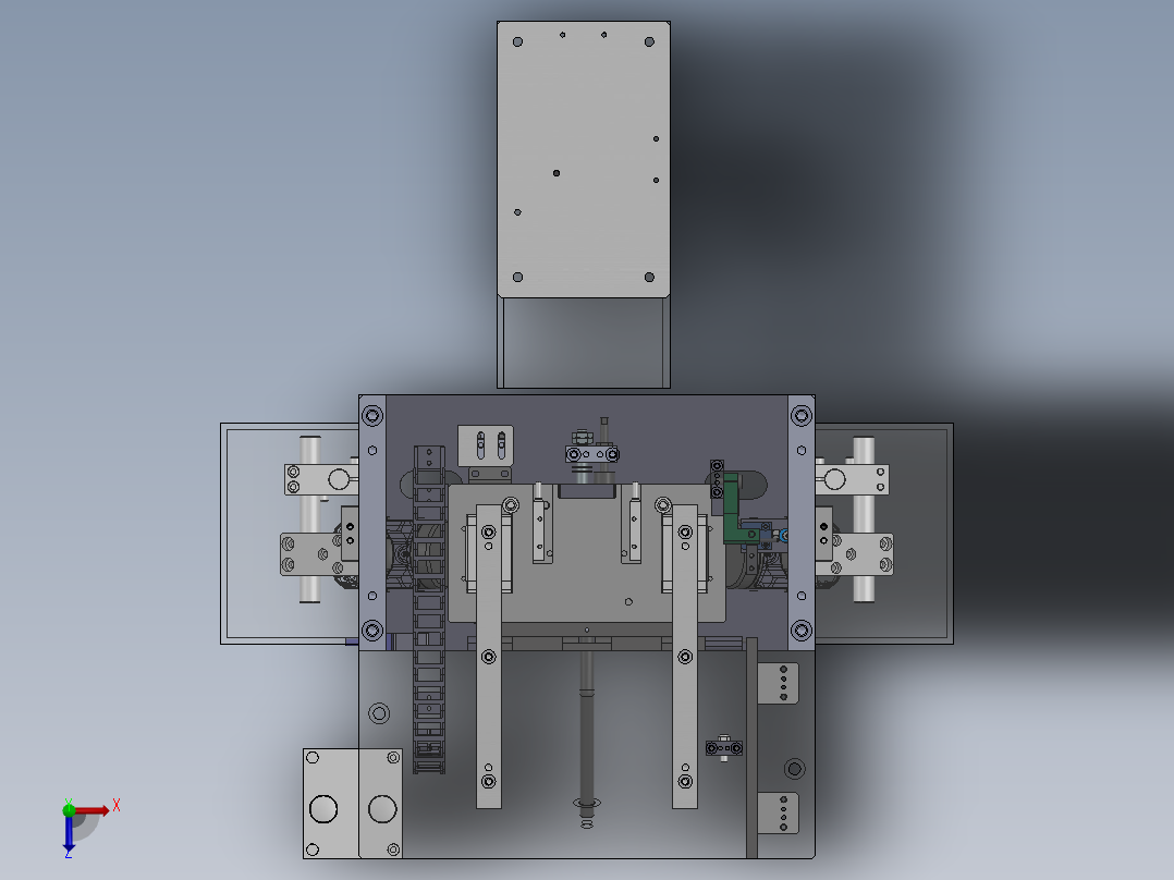 手柄装配设备sw16可编辑俯视图