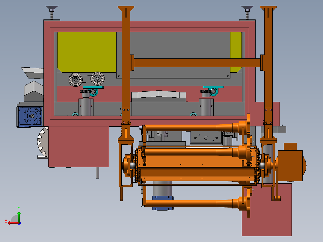 自动唰涂生产线设备sw17可编辑后视图