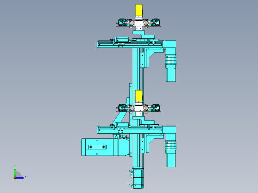多轴移动的自动扫描机构左视缩略图