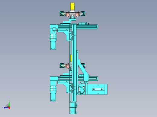 多轴移动的自动扫描机构右视缩略图