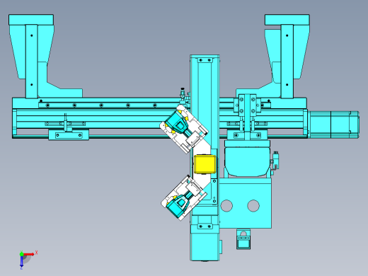多轴移动的自动扫描机构俯视缩略图