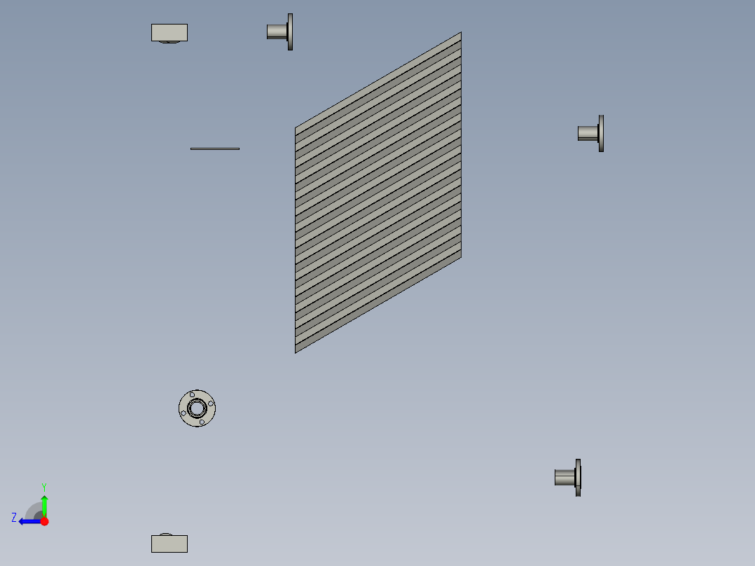 B2003947-水处理澄清池右视图