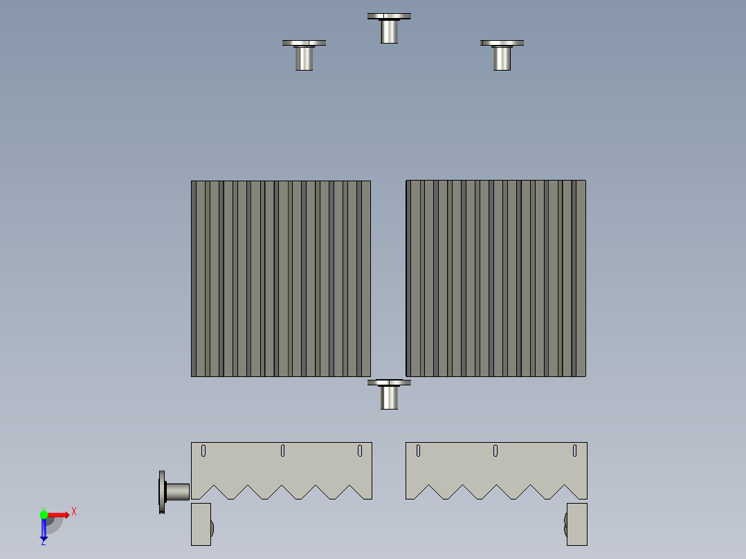 B2003947-水处理澄清池俯视图