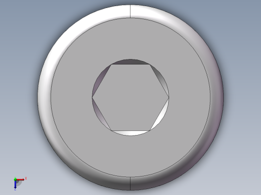 堵头 4BN 内六角螺堵、4BN-02WD俯视缩略图