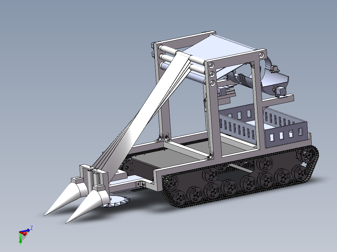 履带自行走韭菜收割打捆机