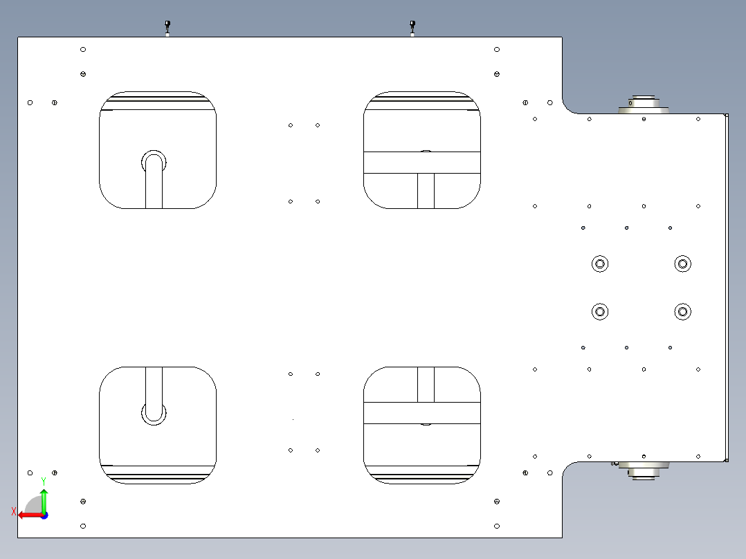 物流仓储-升降机后视图