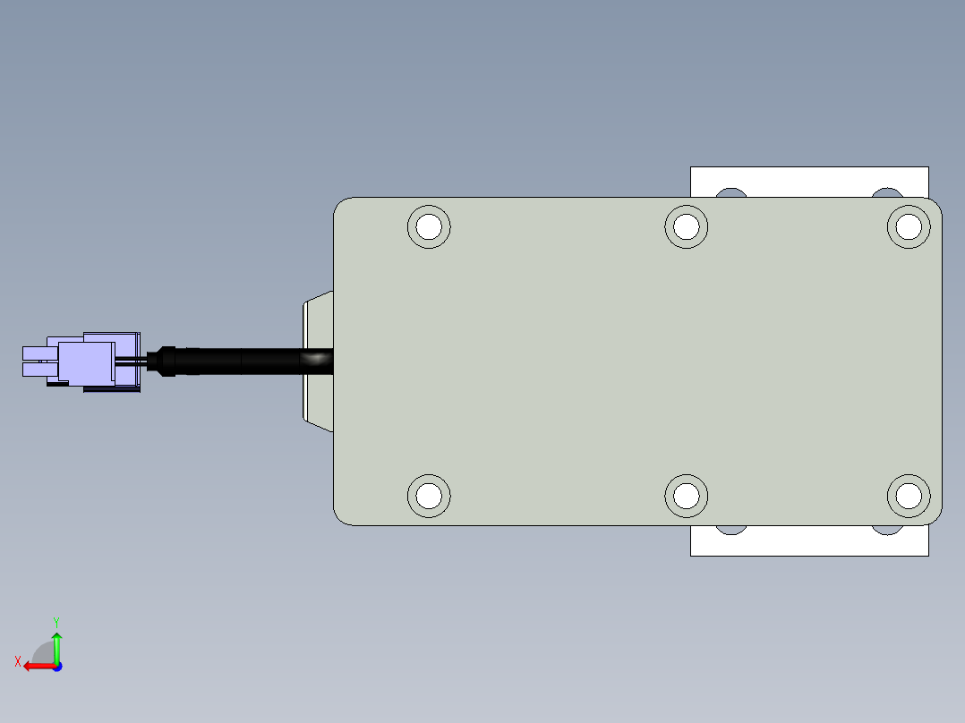 伺服电缸G-220276后视图