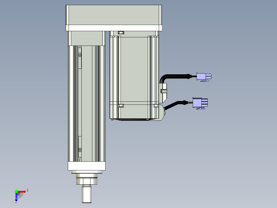 伺服电缸G-220276俯视图