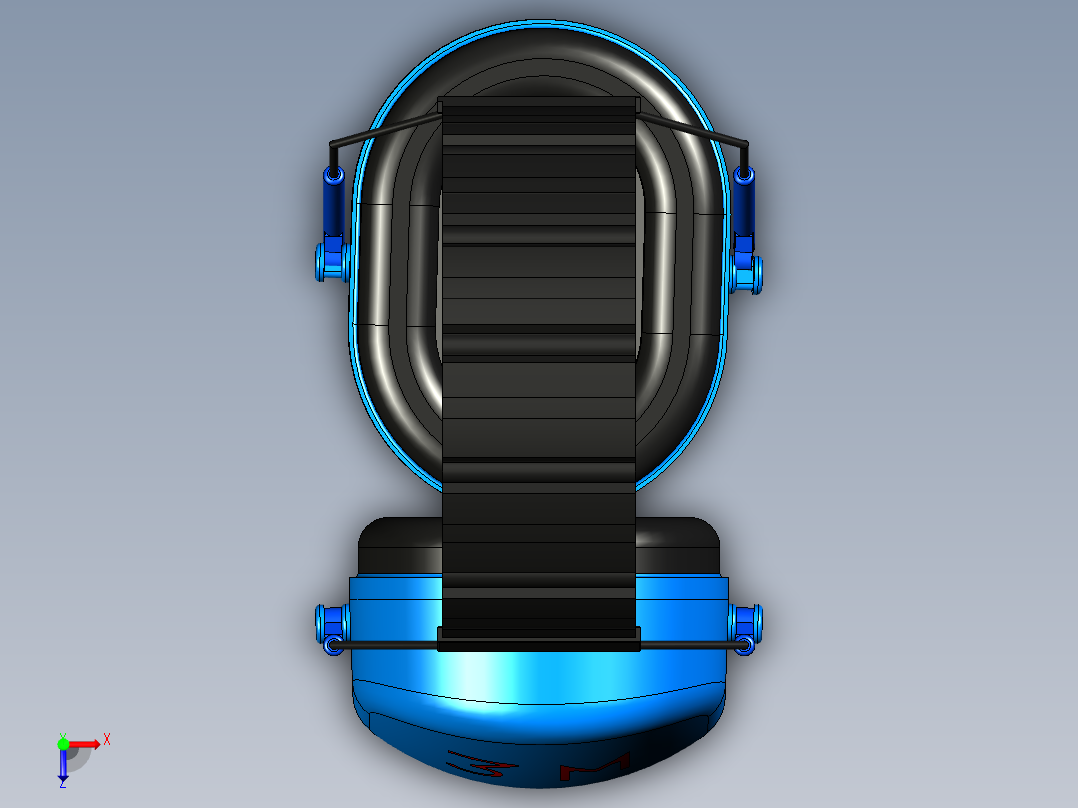 B3004630-隔音耳机俯视图