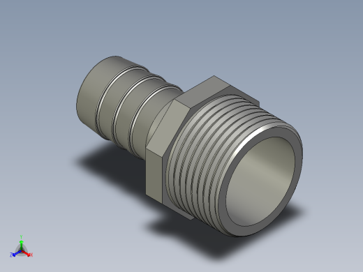 螺纹管水管接头-有边 [DN25X21]