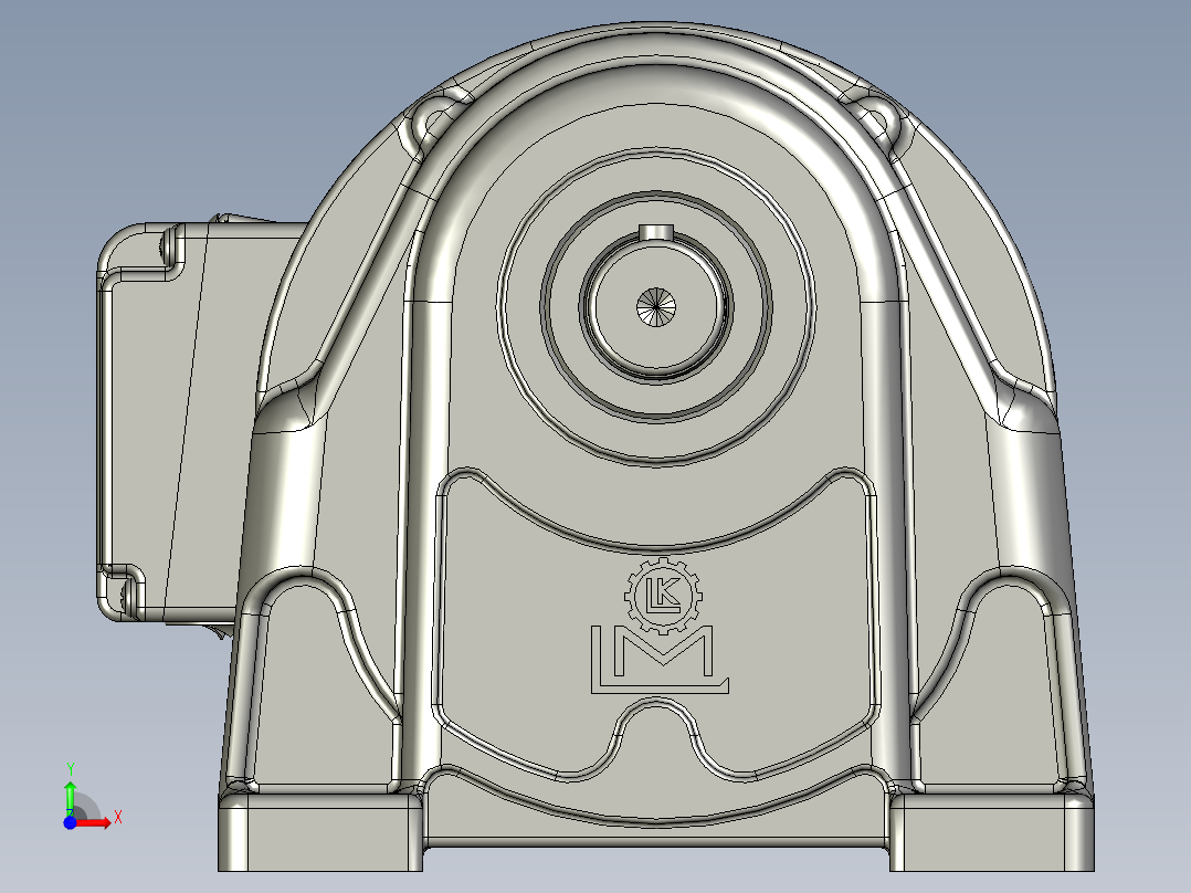 卧式城邦400w20速比72转前视图