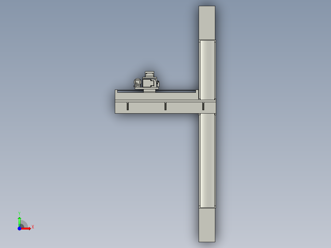 PCB-上料模组整体前视图