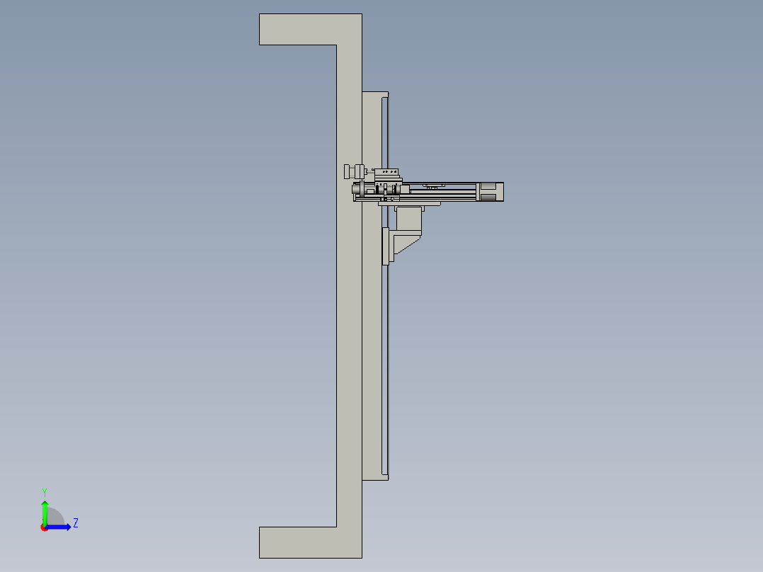 PCB-上料模组整体左视图