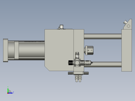 新型节能环保的油压机左视缩略图