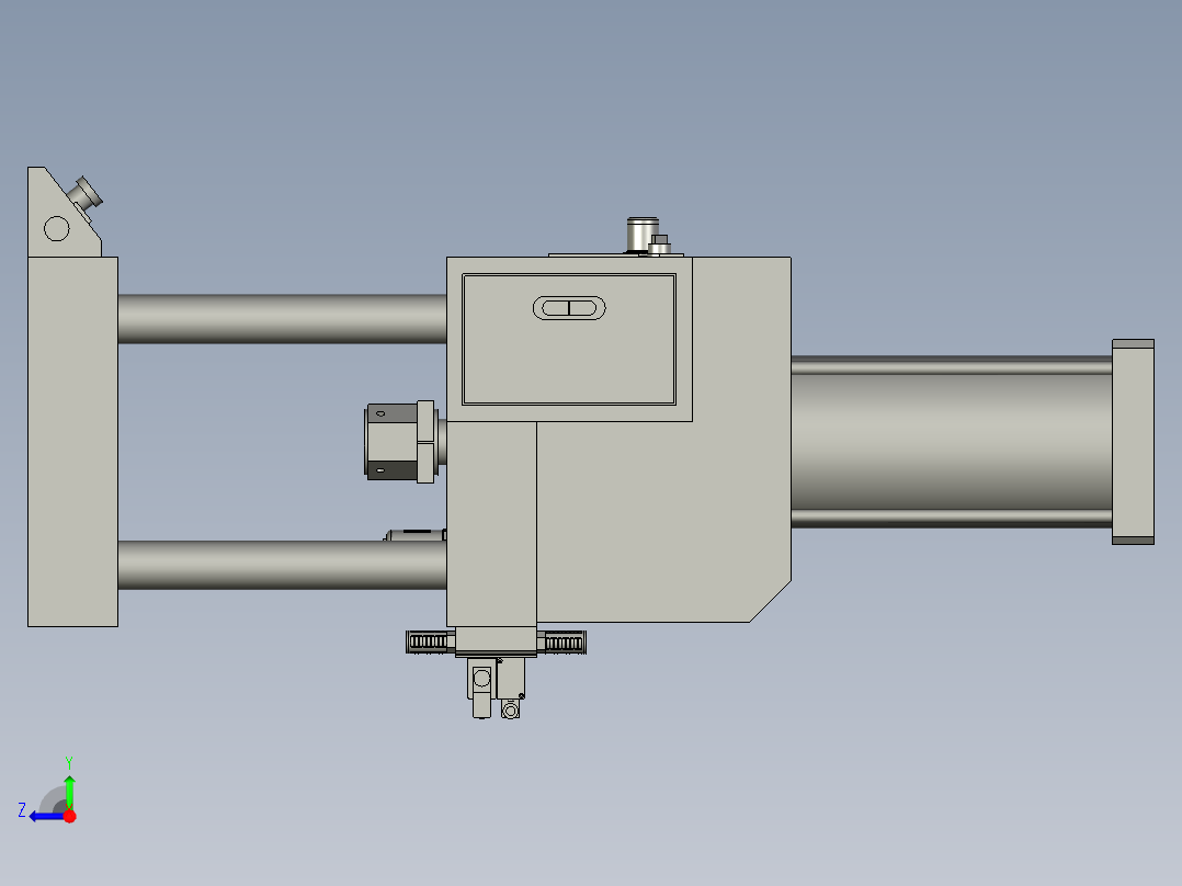 新型节能环保的油压机右视图
