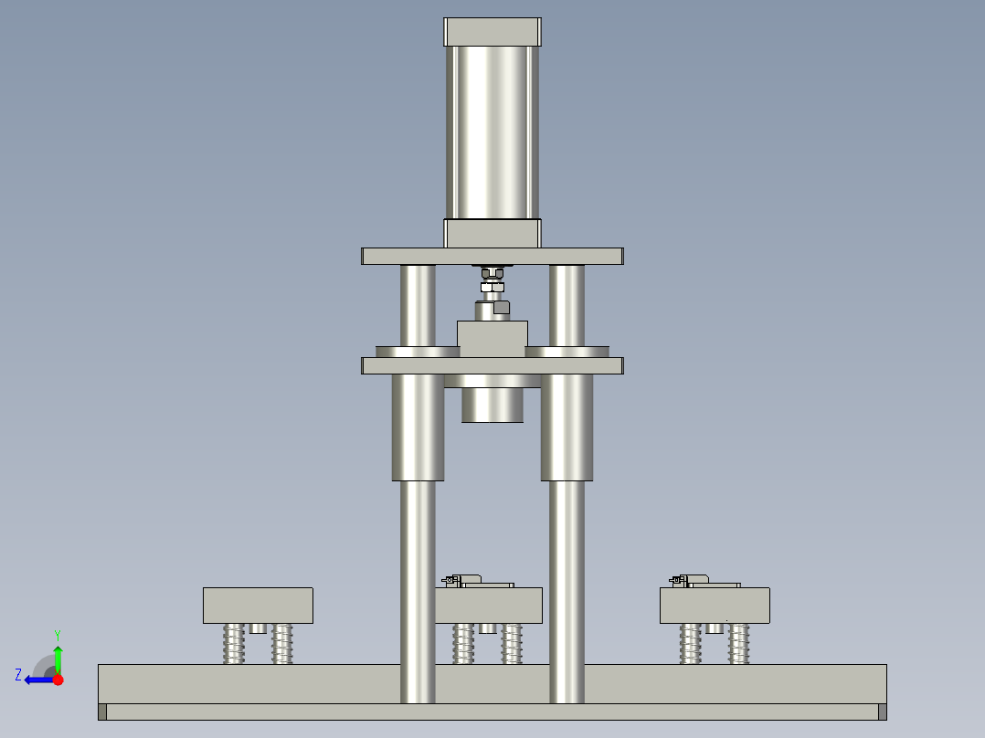 磁轭冲床(LY)A右视图