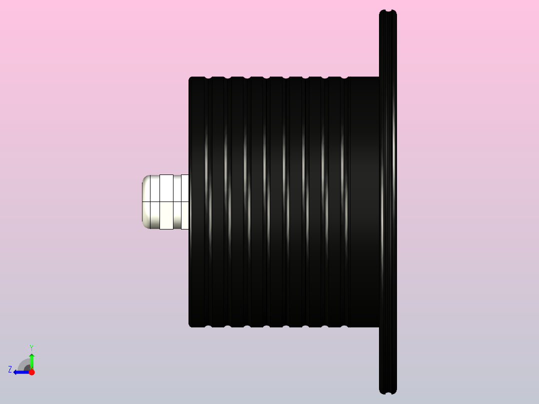 LED照明灯ZHE28-1右视图