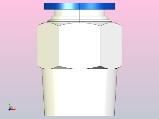 PC 螺纹直通[PC12-04] (2)前视缩略图