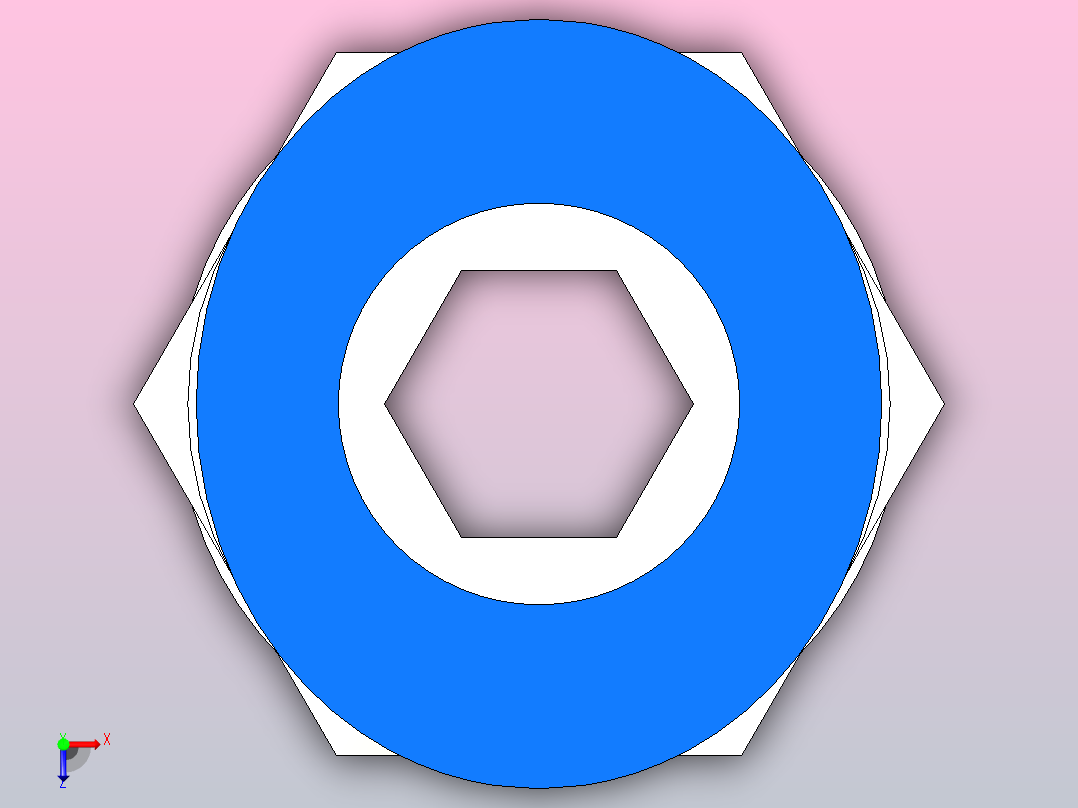 PC 螺纹直通[PC12-04] (2)俯视图