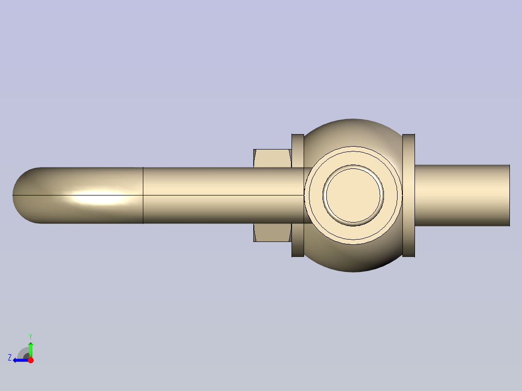 吊环螺栓右视图