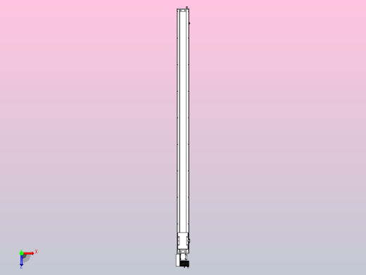 SCM14-2450-L滚珠花健、支撑座、滚珠丝杠、交叉导轨、直线模组俯视缩略图